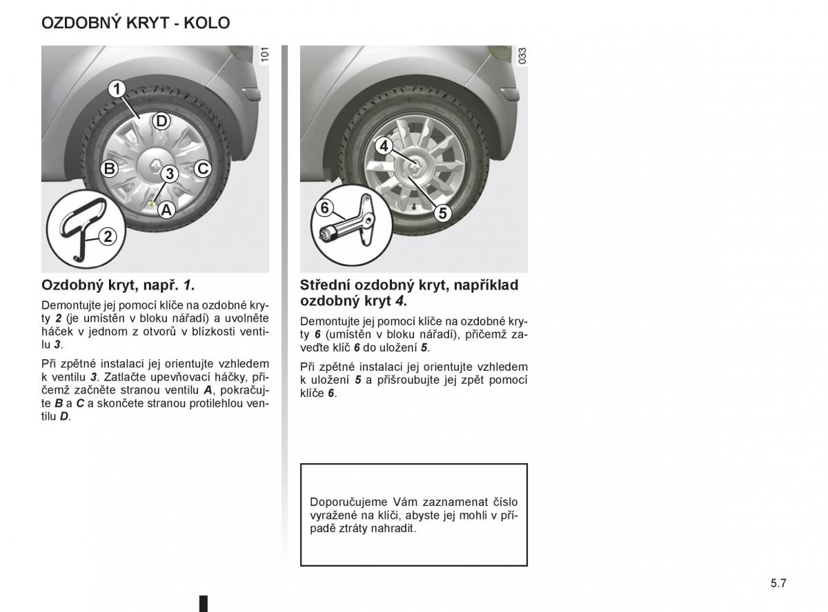 Renault Modus navod k obsludze / page 189