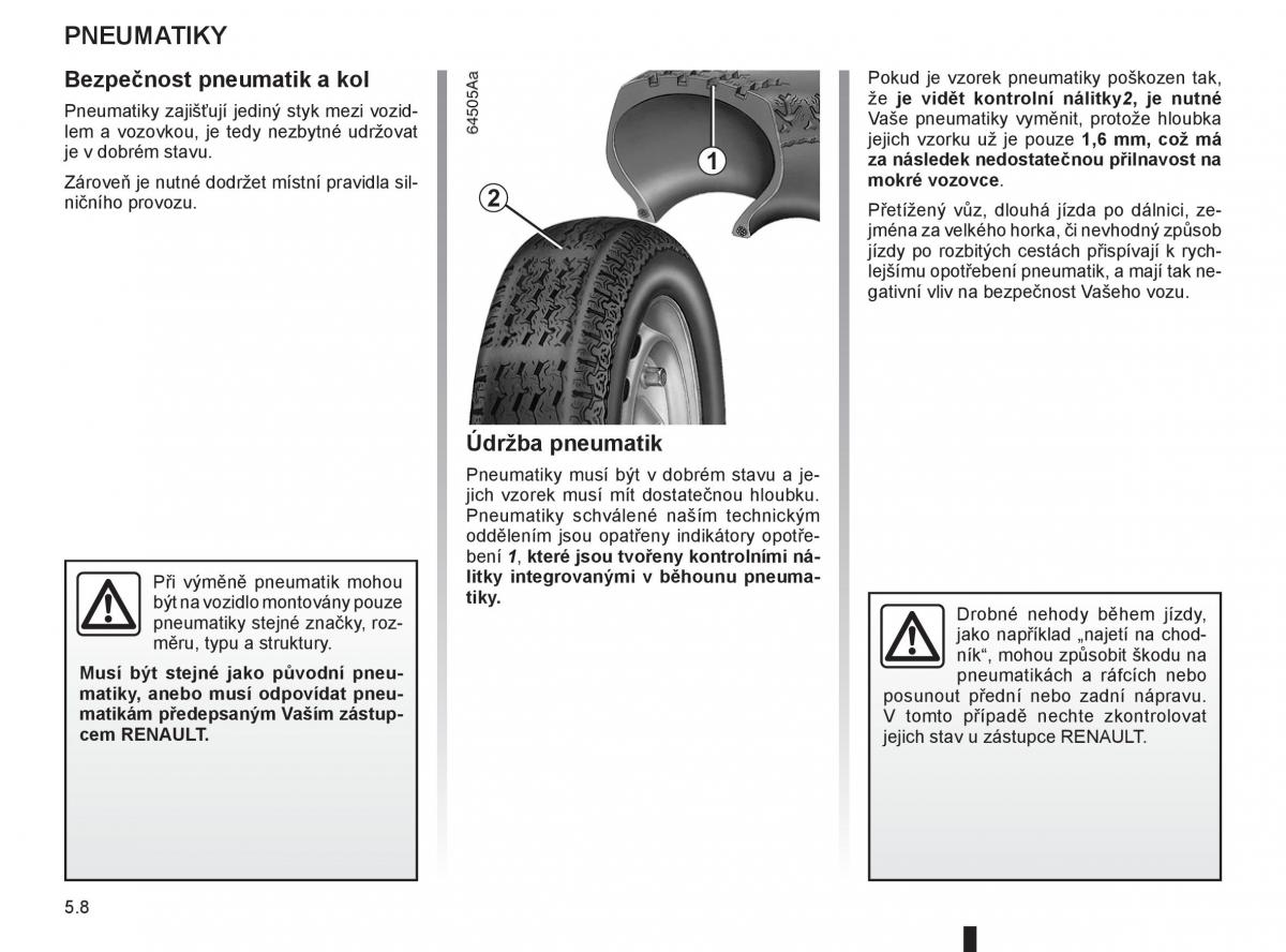 Renault Modus navod k obsludze / page 190