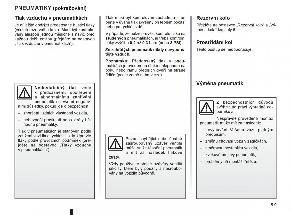 Renault Modus navod k obsludze / page 191