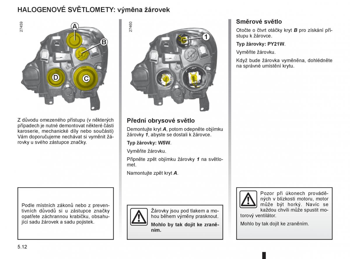 Renault Modus navod k obsludze / page 194