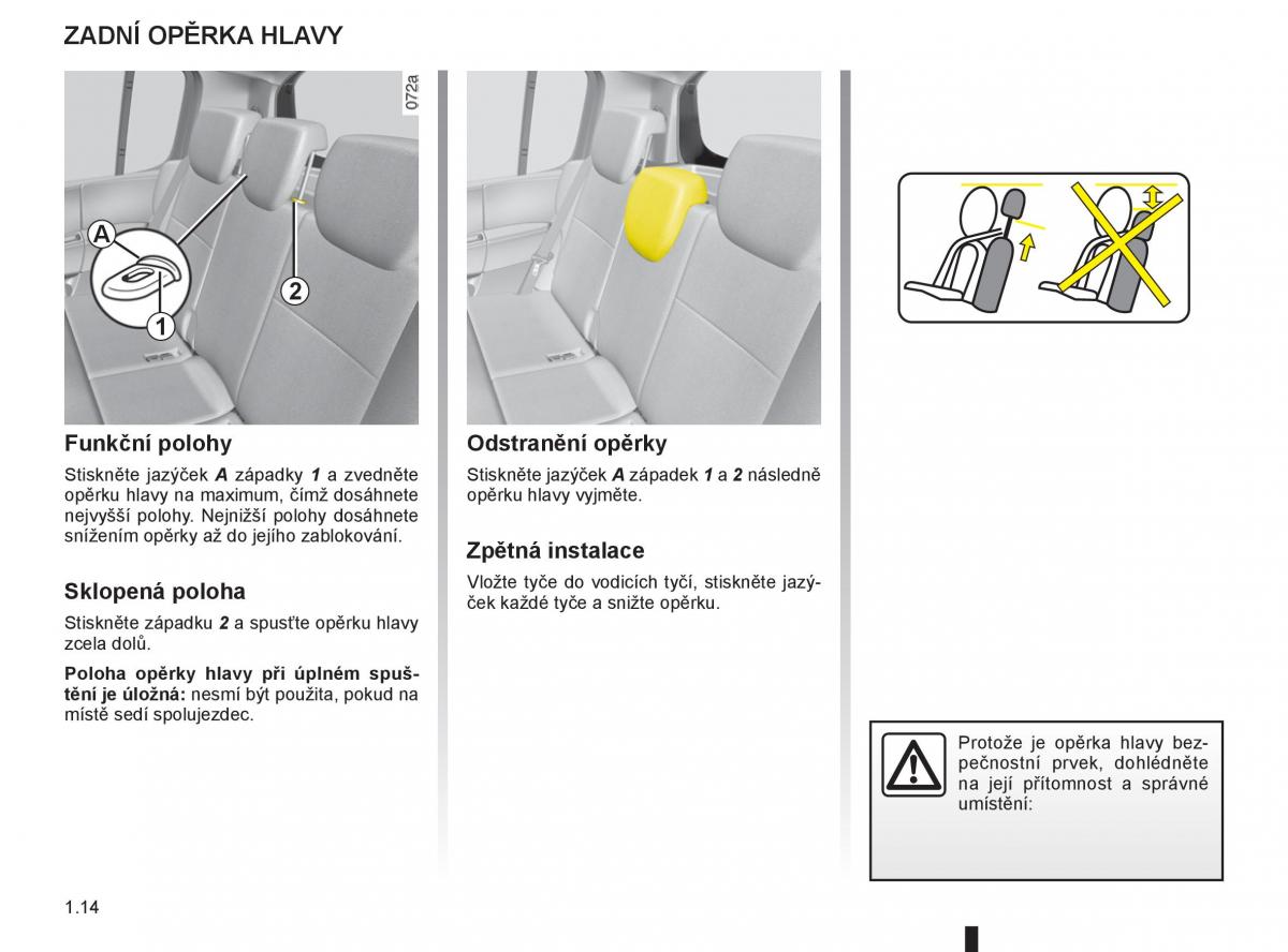 Renault Modus navod k obsludze / page 20