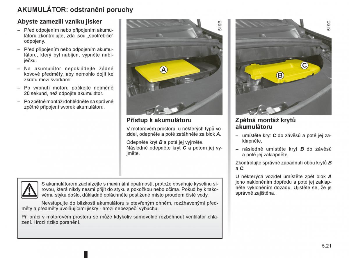 Renault Modus navod k obsludze / page 203