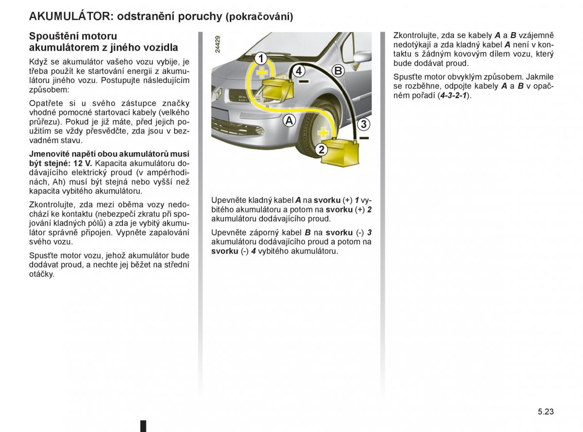 Renault Modus navod k obsludze / page 205