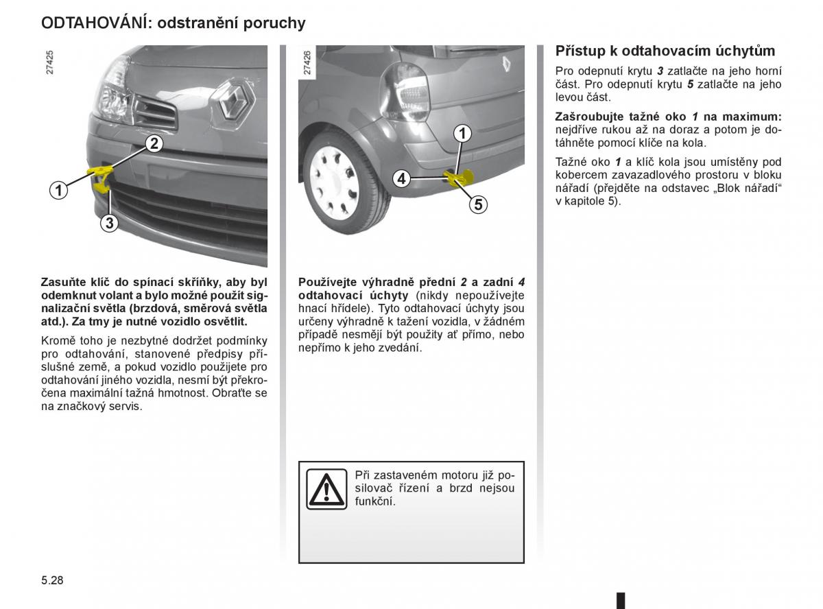 Renault Modus navod k obsludze / page 210