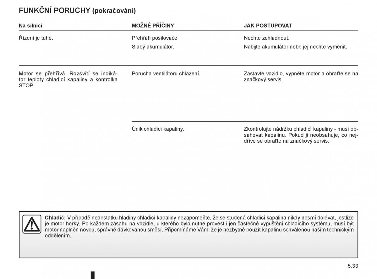 Renault Modus navod k obsludze / page 215