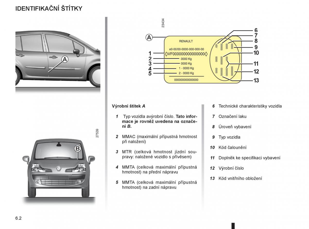 Renault Modus navod k obsludze / page 220