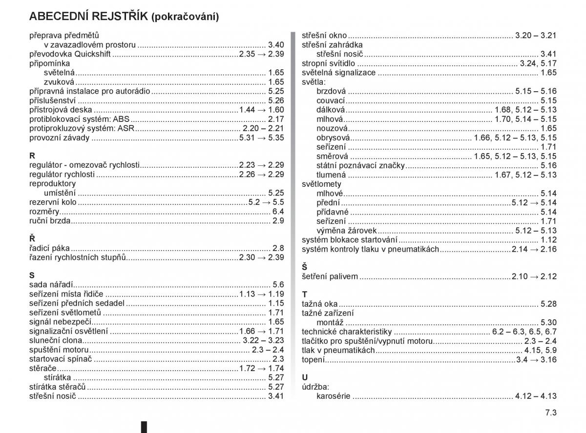 Renault Modus navod k obsludze / page 228