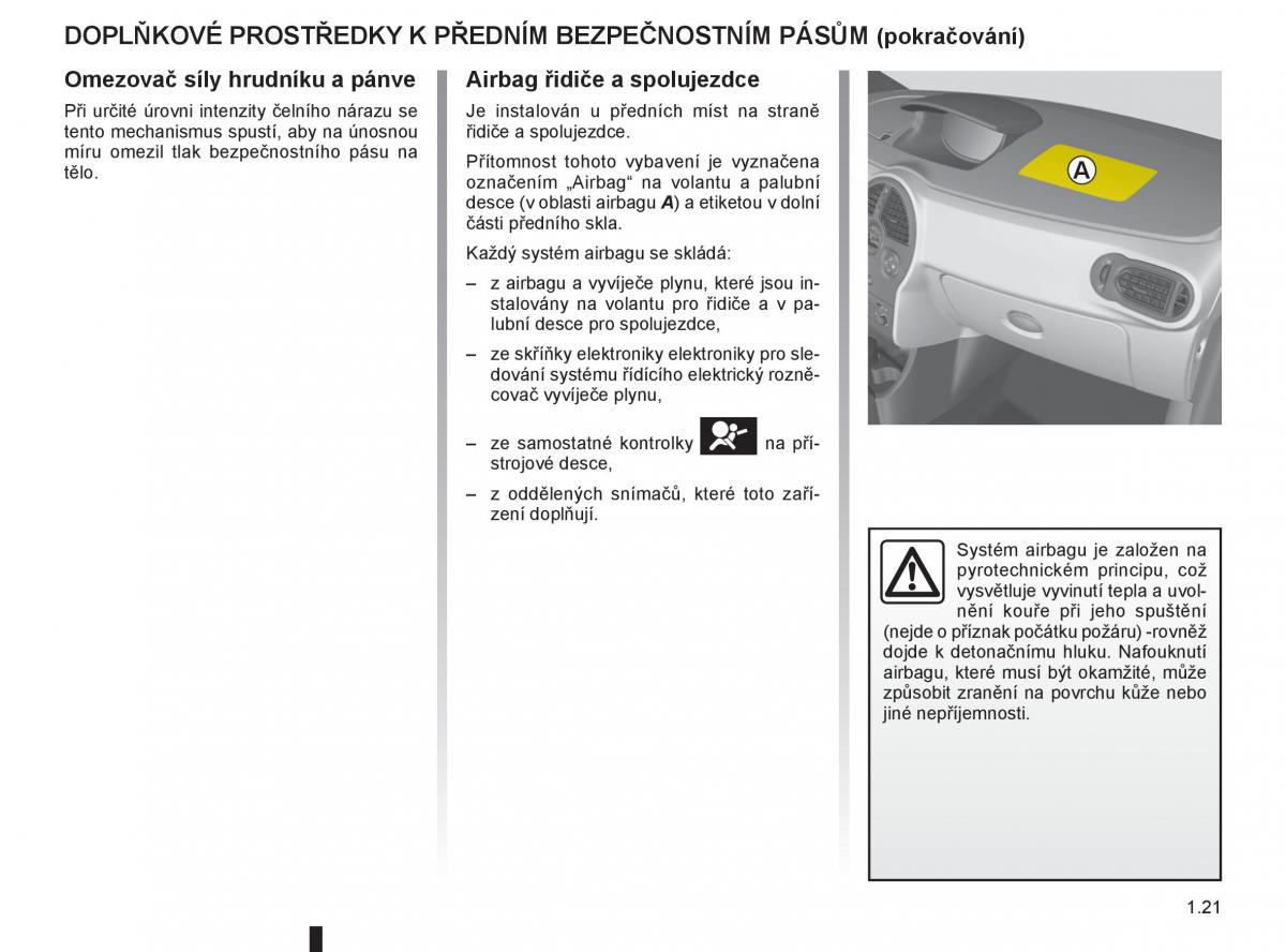 Renault Modus navod k obsludze / page 27