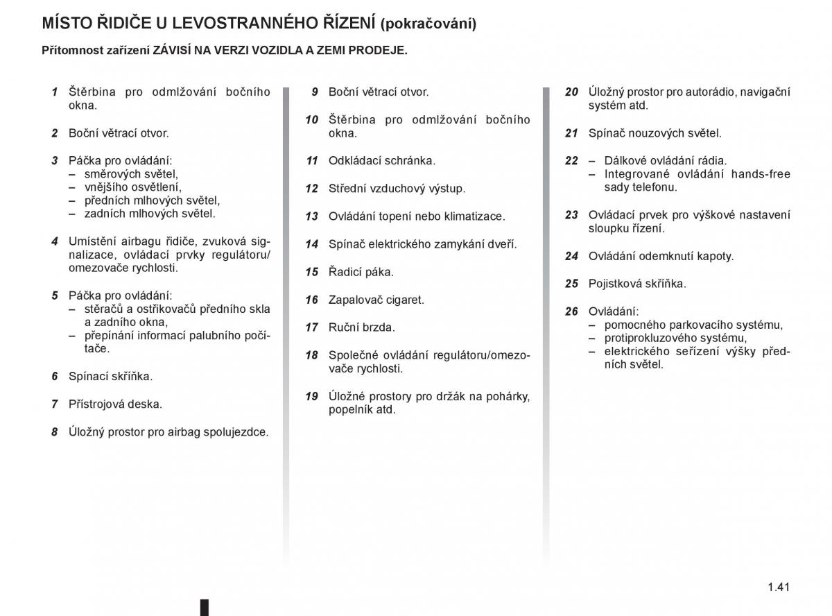 Renault Modus navod k obsludze / page 47