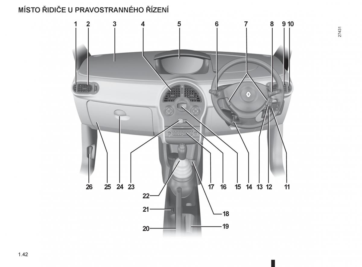 Renault Modus navod k obsludze / page 48