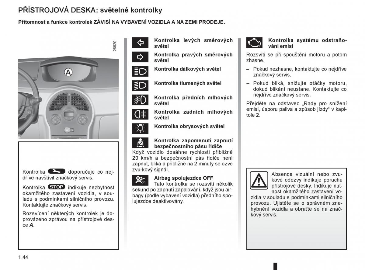 Renault Modus navod k obsludze / page 50