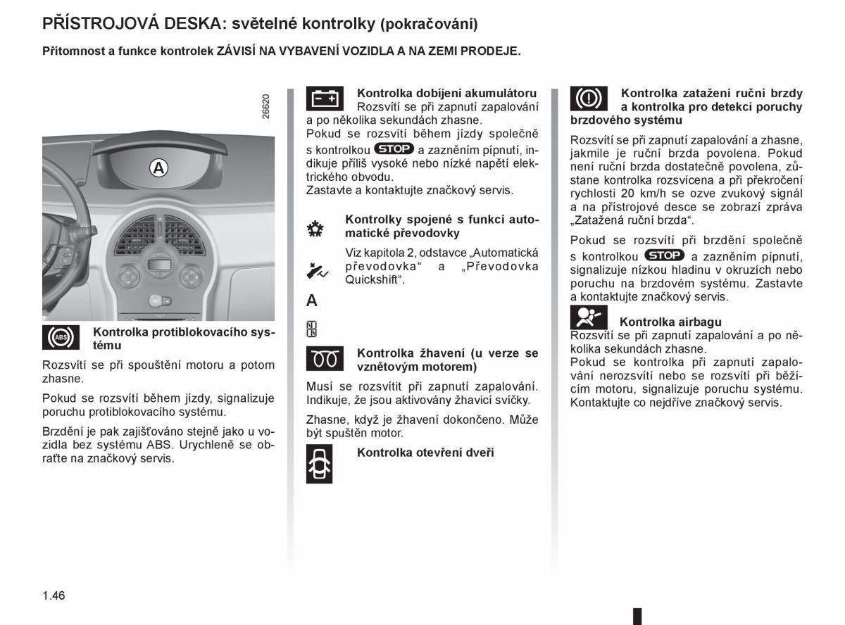 Renault Modus navod k obsludze / page 52