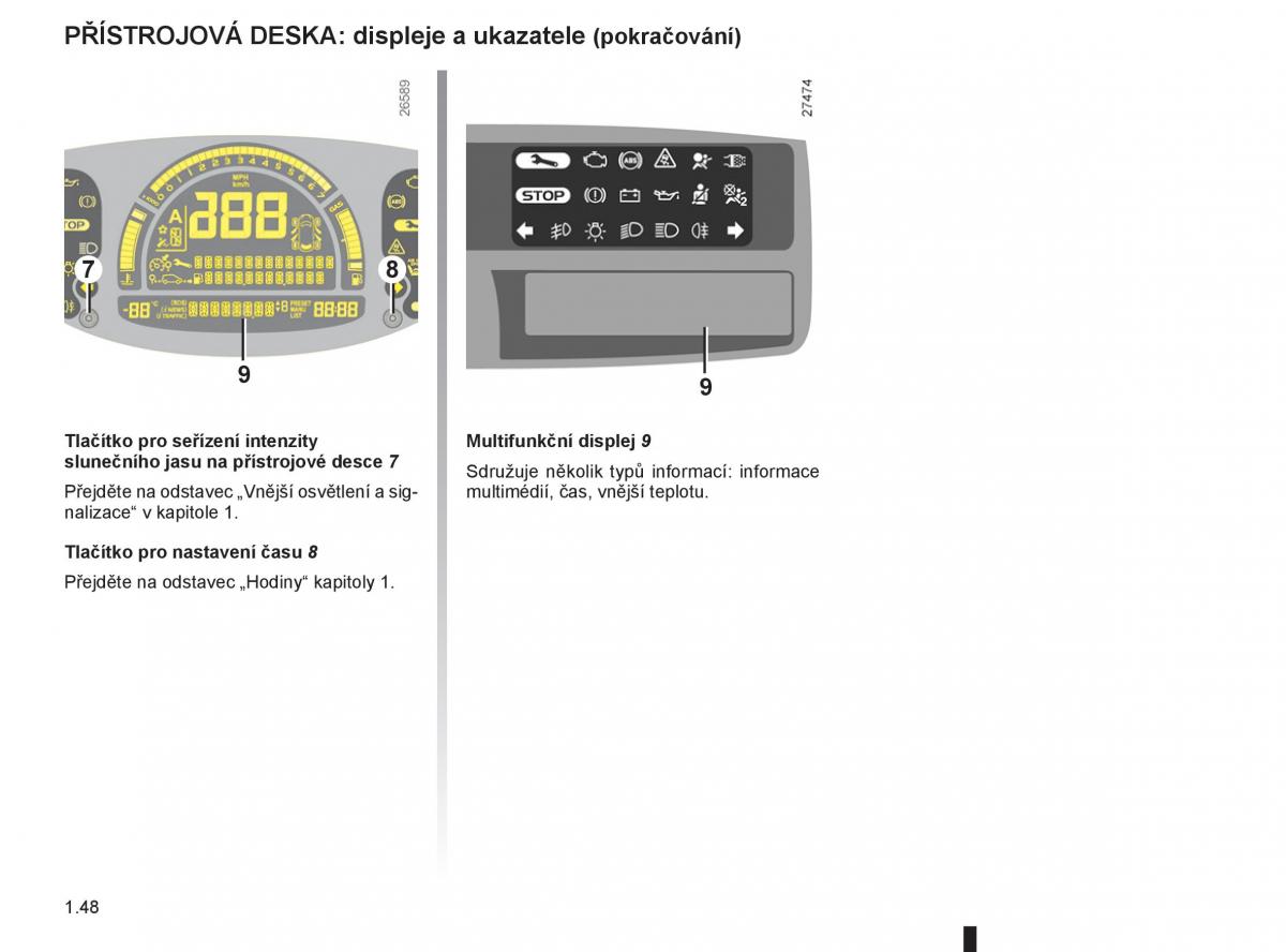 Renault Modus navod k obsludze / page 54