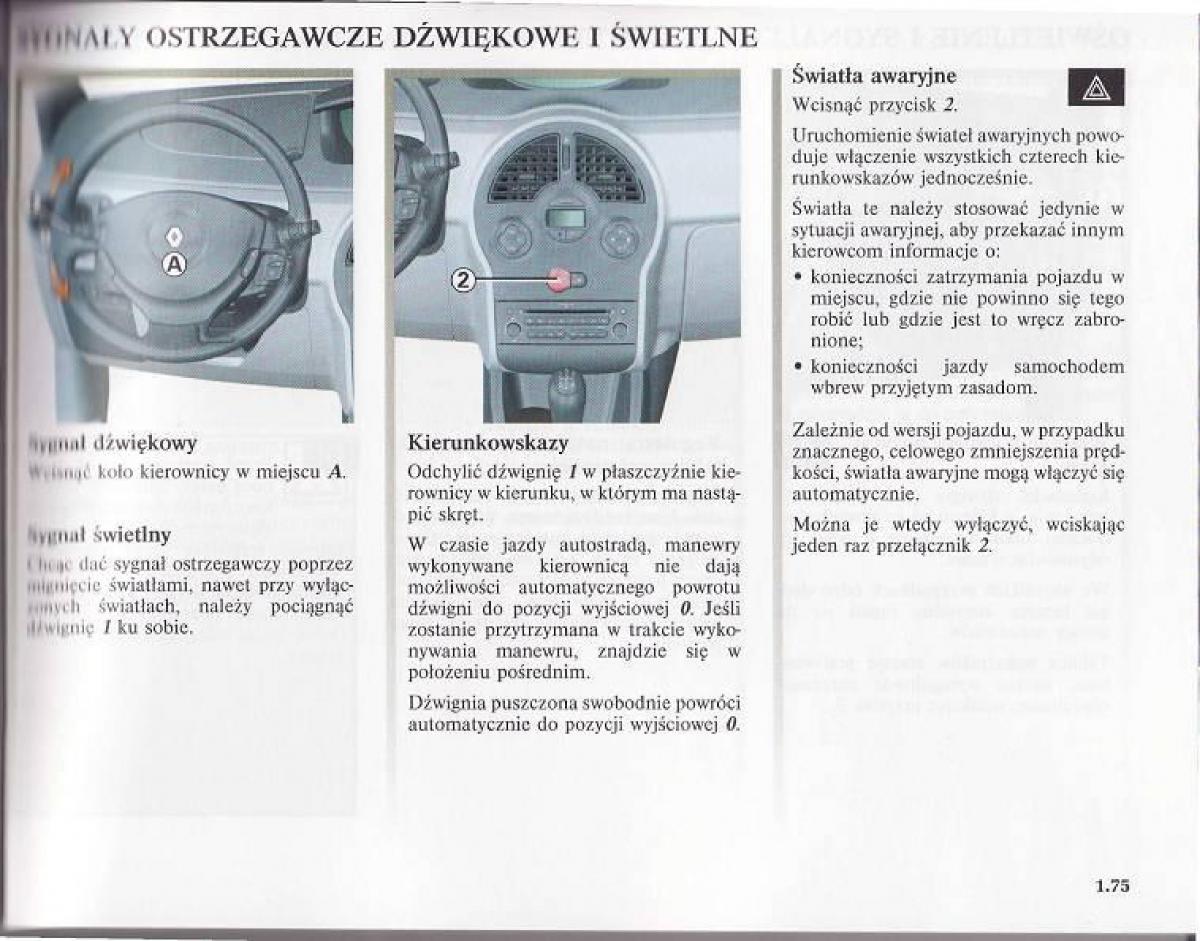 Renault Modus instrukcja obslugi / page 80