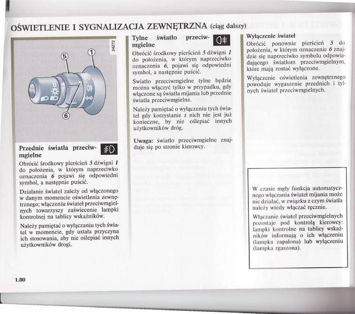 Renault Modus instrukcja obslugi / page 85