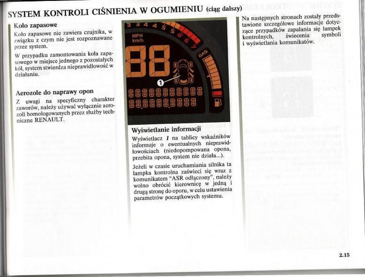 Renault Modus instrukcja obslugi / page 106