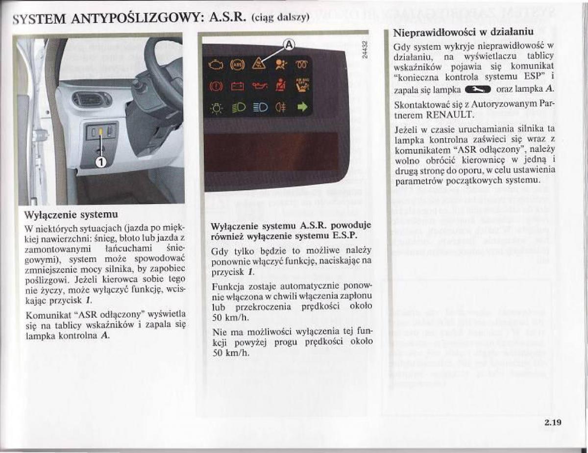 Renault Modus instrukcja obslugi / page 110