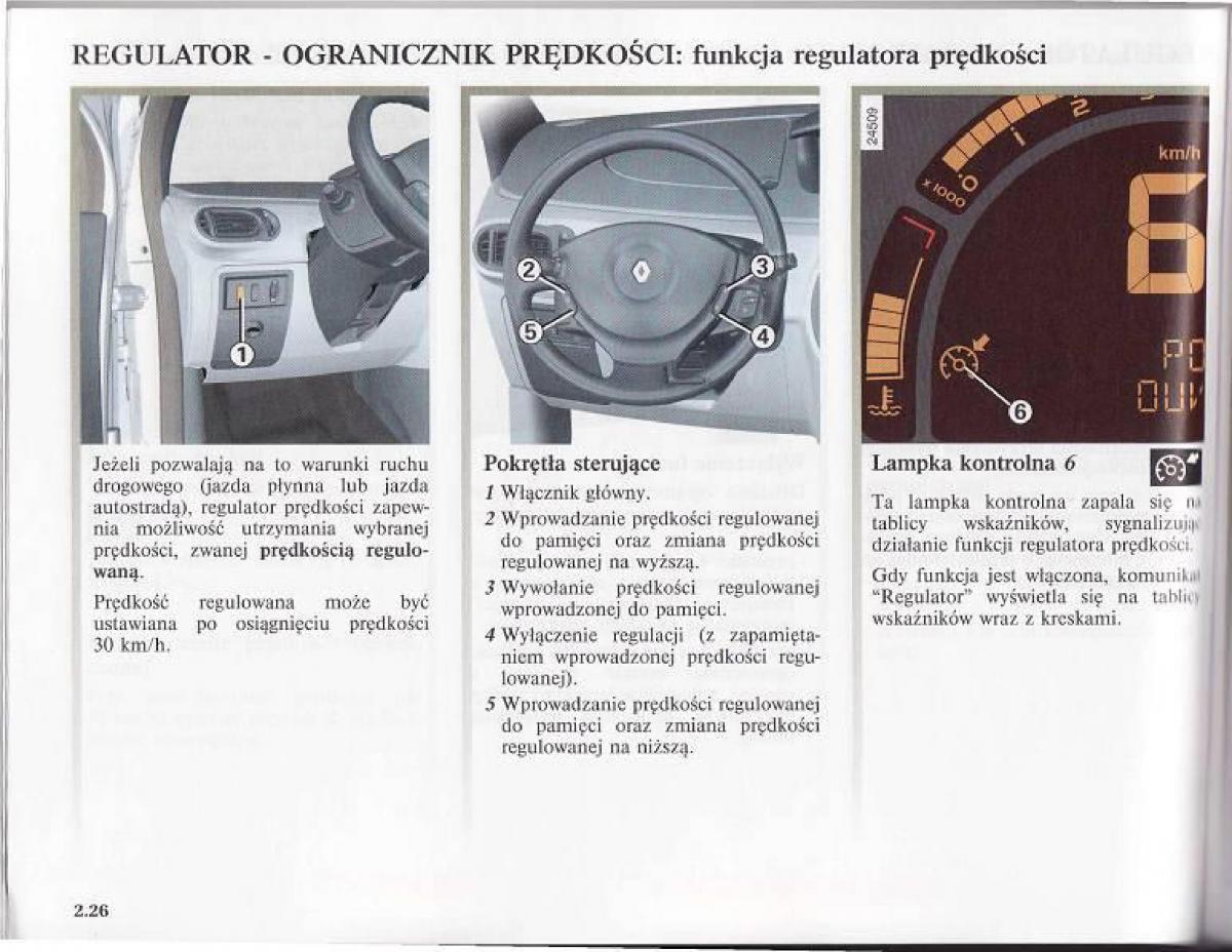 Renault Modus instrukcja obslugi / page 117