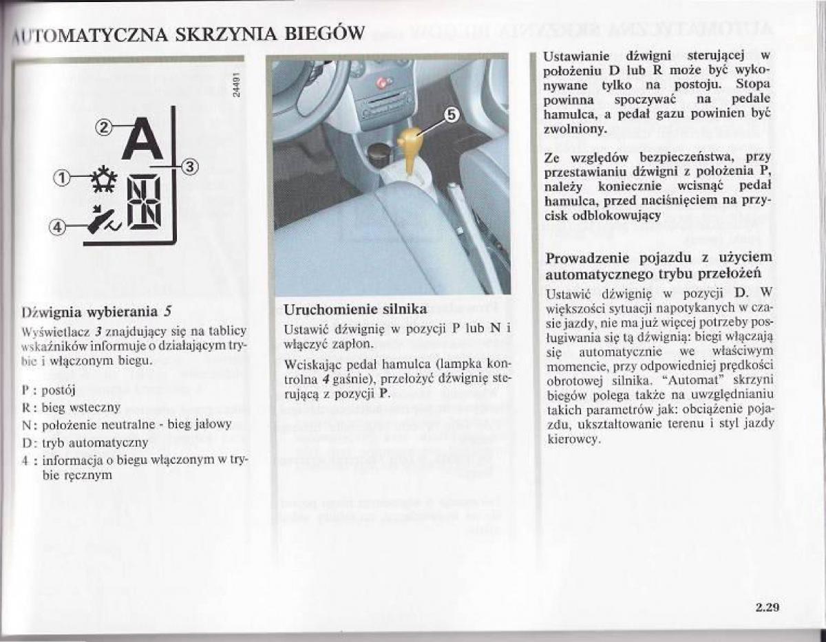 Renault Modus instrukcja obslugi / page 120