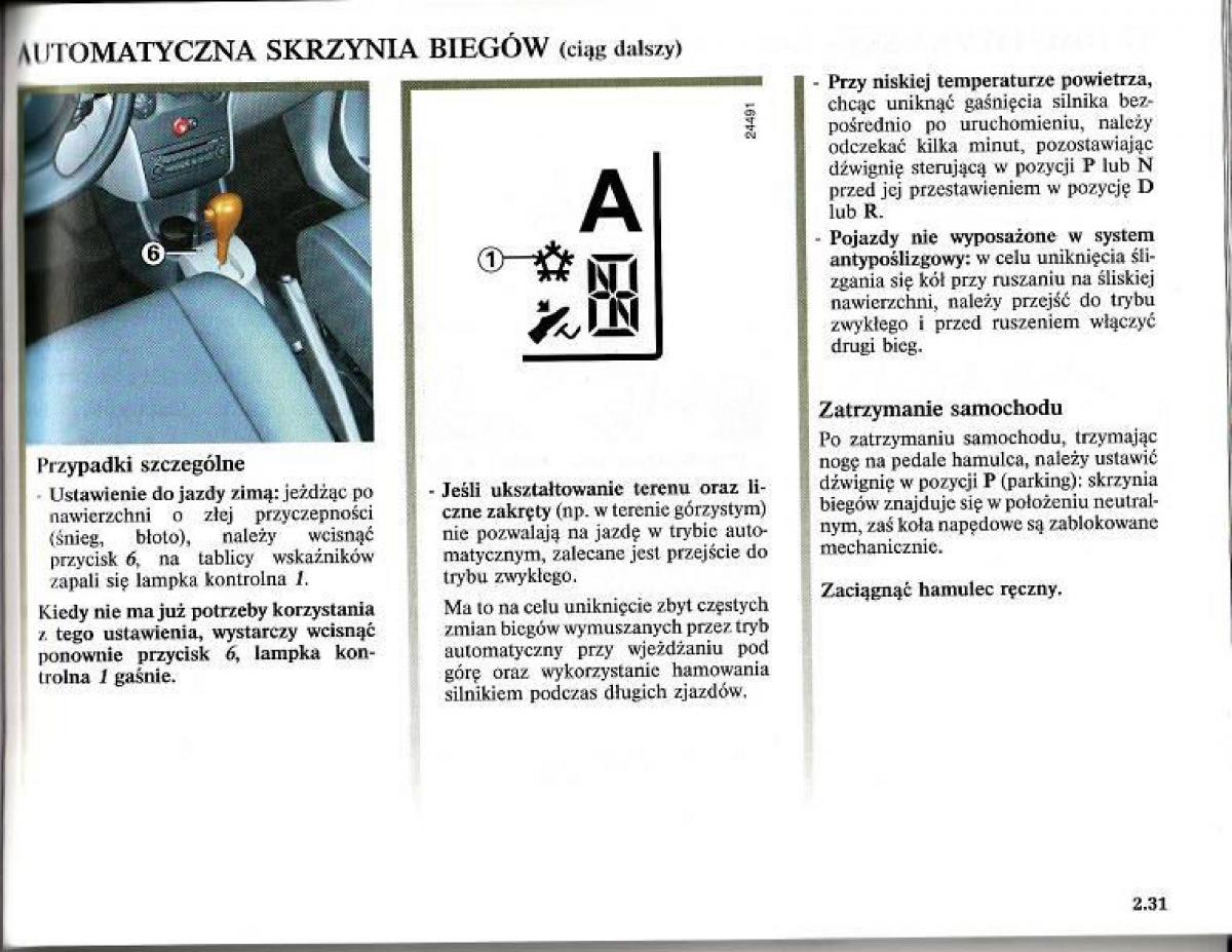 Renault Modus instrukcja obslugi / page 122