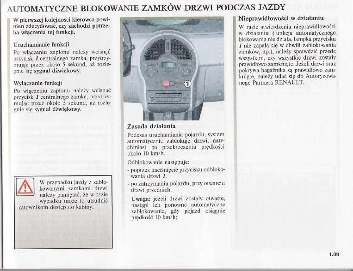 Renault Modus instrukcja obslugi / page 16