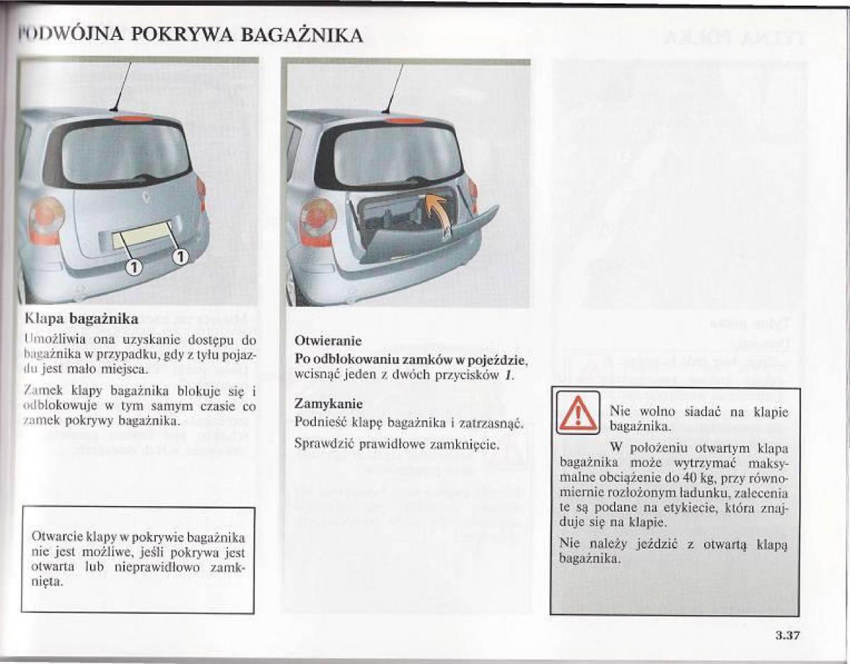 Renault Modus instrukcja obslugi / page 160