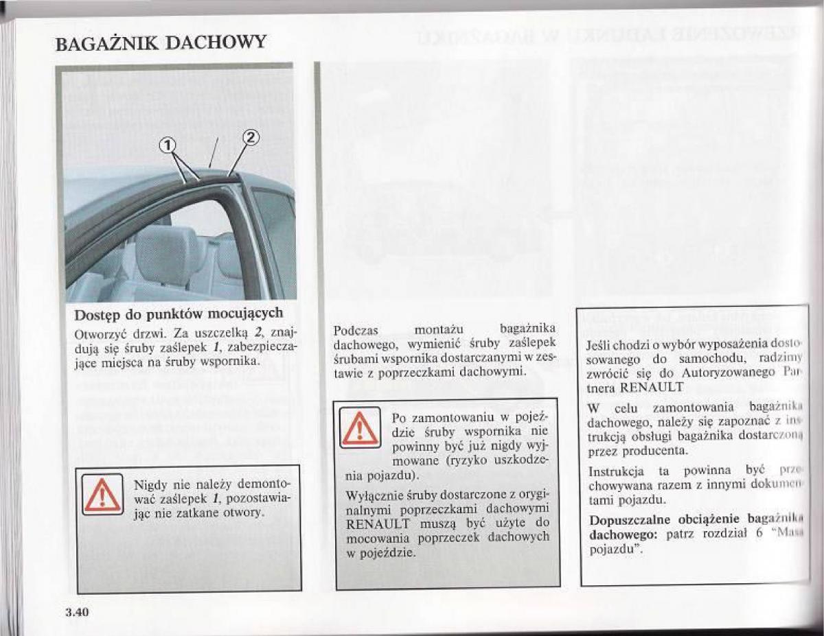 Renault Modus instrukcja obslugi / page 163