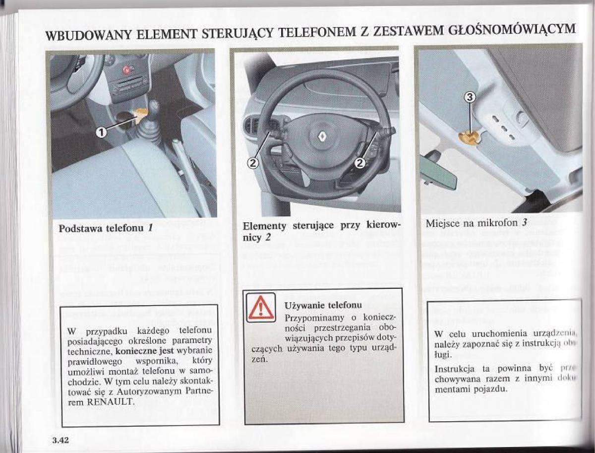 Renault Modus instrukcja obslugi / page 165