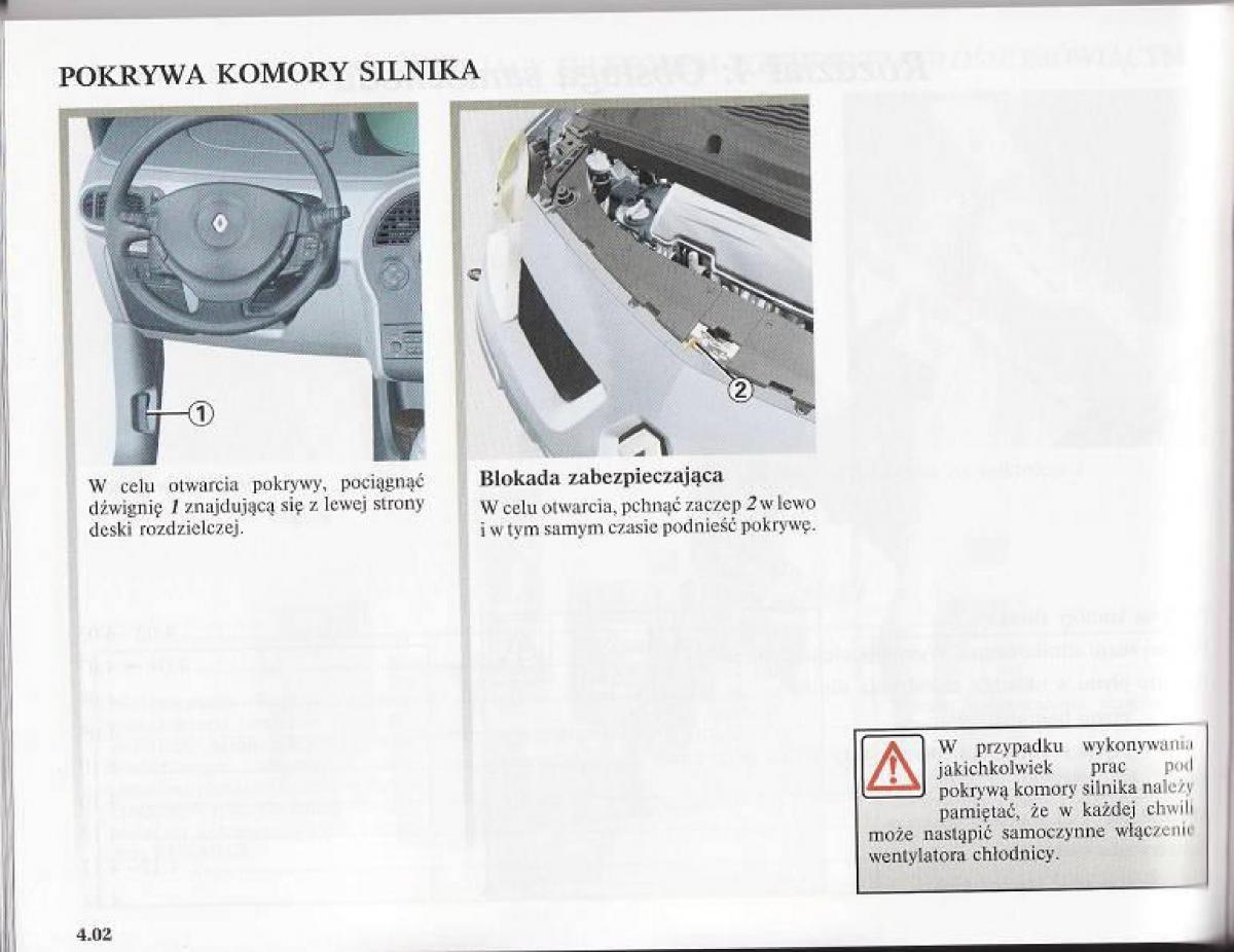 Renault Modus instrukcja obslugi / page 167