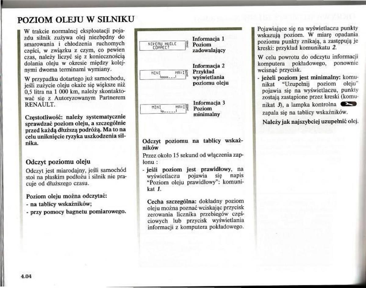 Renault Modus instrukcja obslugi / page 169