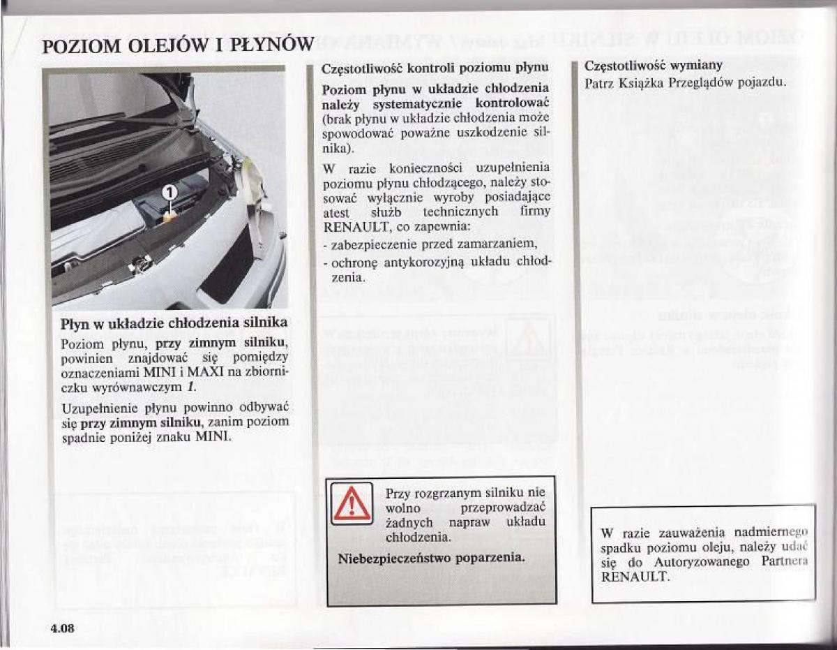 Renault Modus instrukcja obslugi / page 173