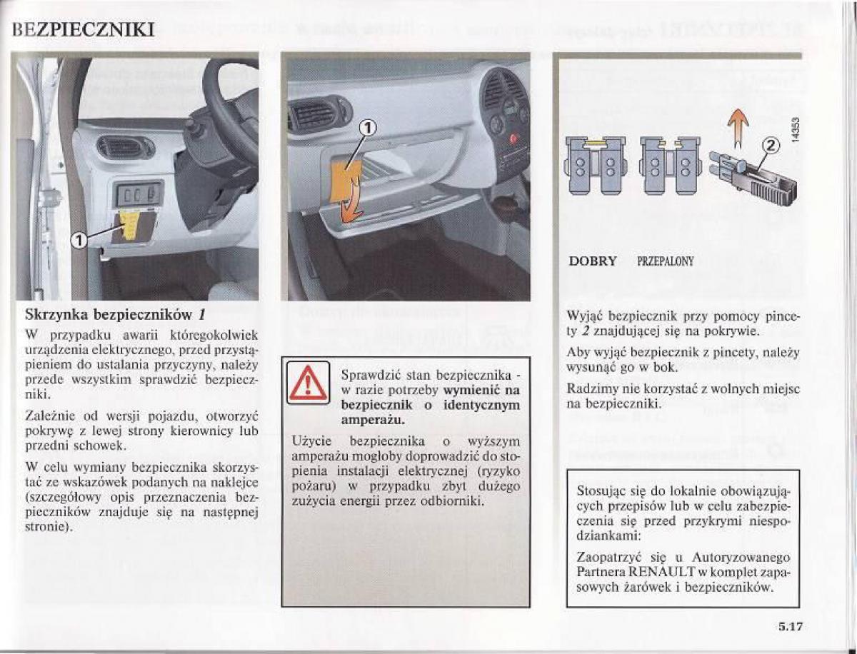 Renault Modus instrukcja obslugi / page 196