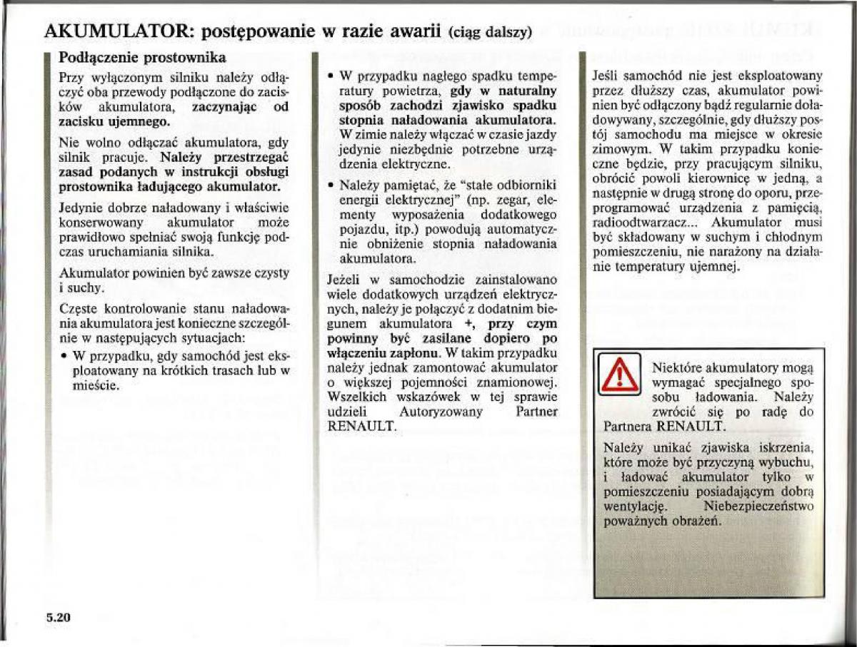 Renault Modus instrukcja obslugi / page 199