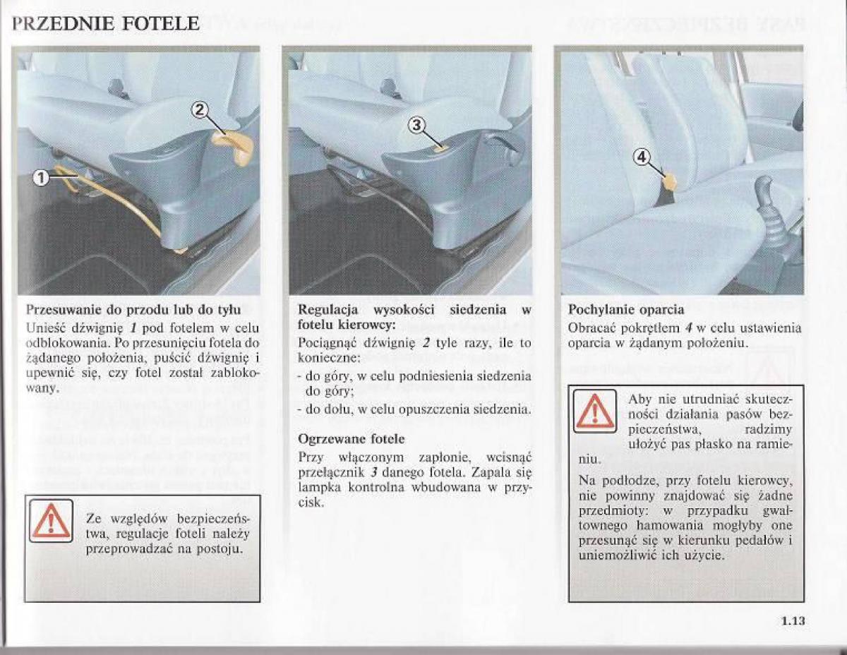 Renault Modus instrukcja obslugi / page 20