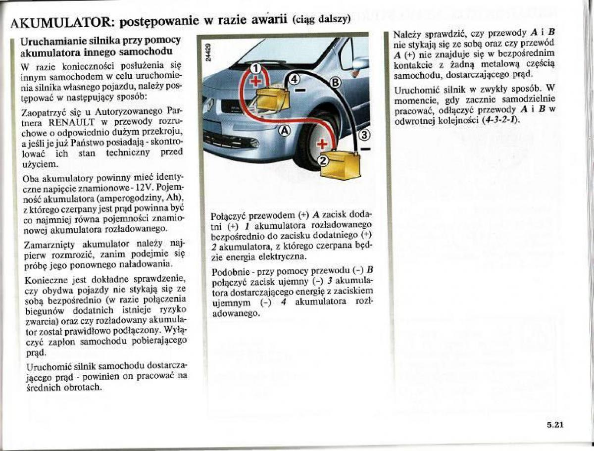 Renault Modus instrukcja obslugi / page 200