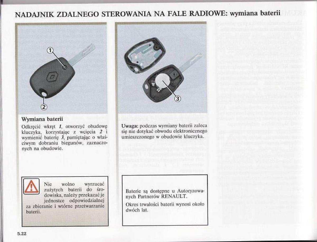 Renault Modus instrukcja obslugi / page 201