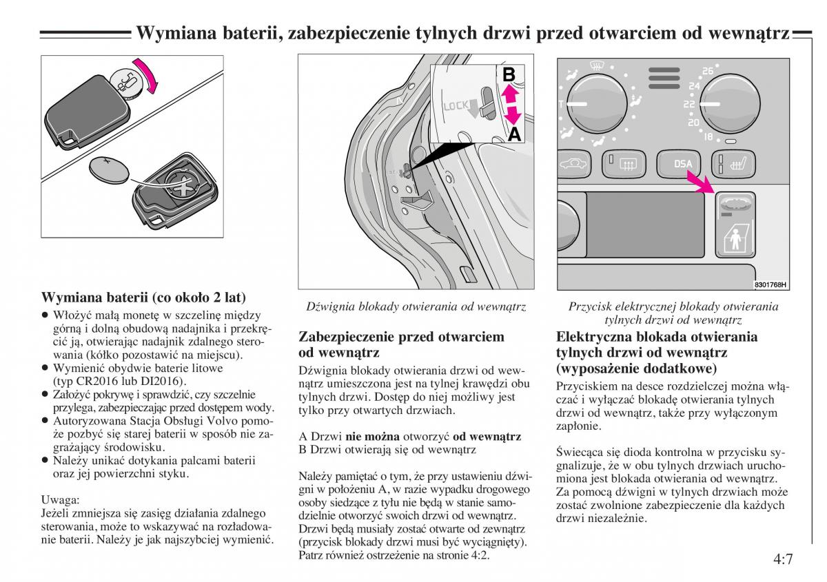 Volvo V40 instrukcja obslugi / page 65