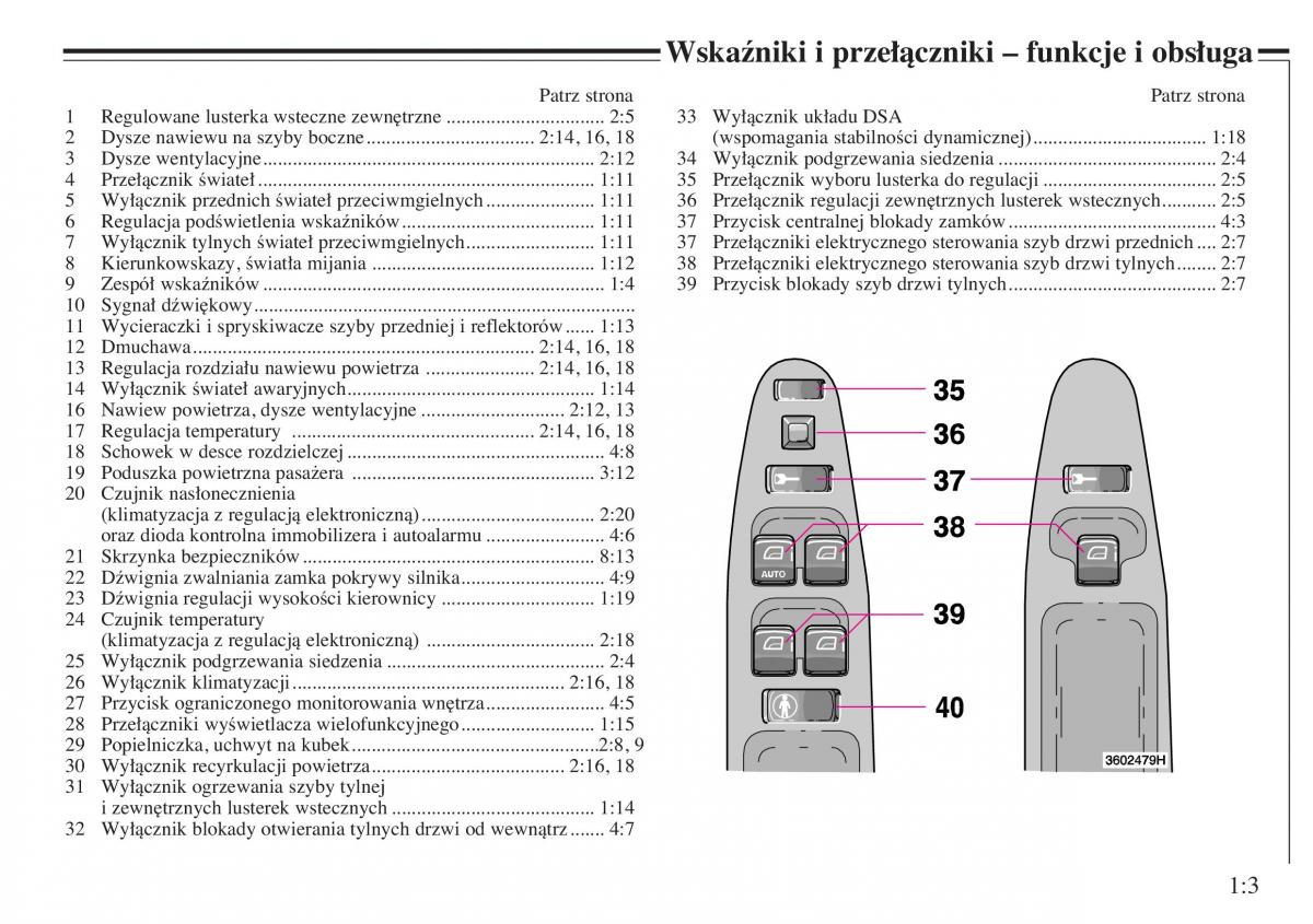 Volvo V40 instrukcja obslugi / page 7