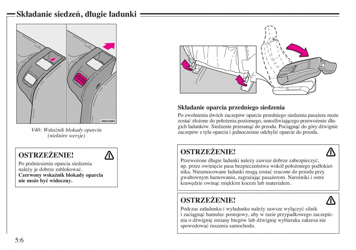 Volvo V40 instrukcja obslugi / page 74