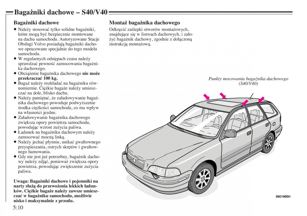 Volvo V40 instrukcja obslugi / page 78