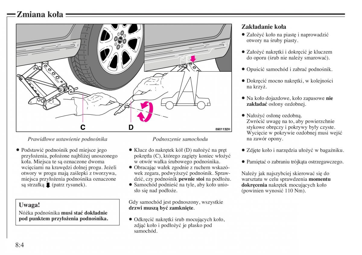 instrukcja obsługi Volvo V40 Volvo V40 instrukcja obslugi / page 112