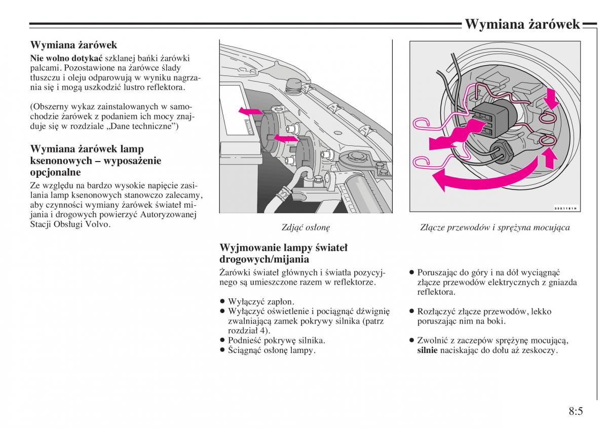 Volvo V40 instrukcja obslugi / page 113