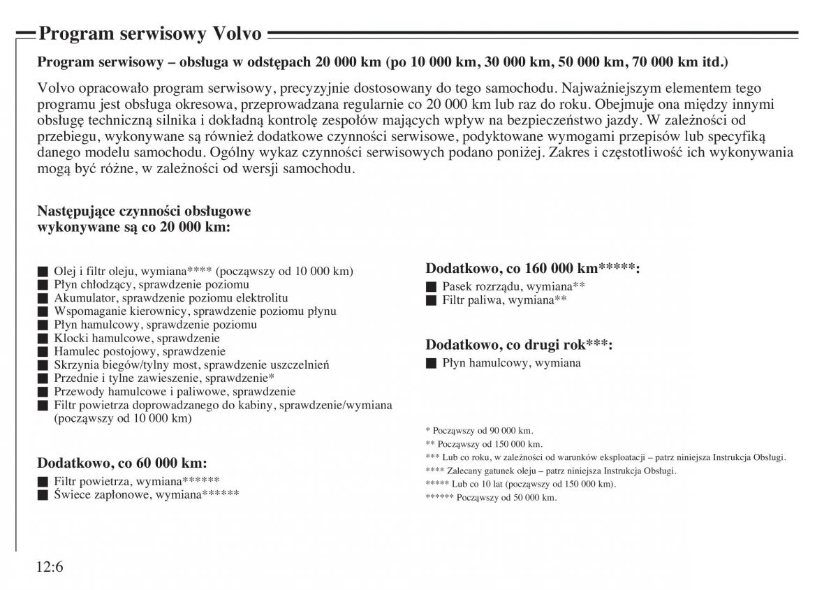 instrukcja obsługi Volvo V40 Volvo V40 instrukcja obslugi / page 168