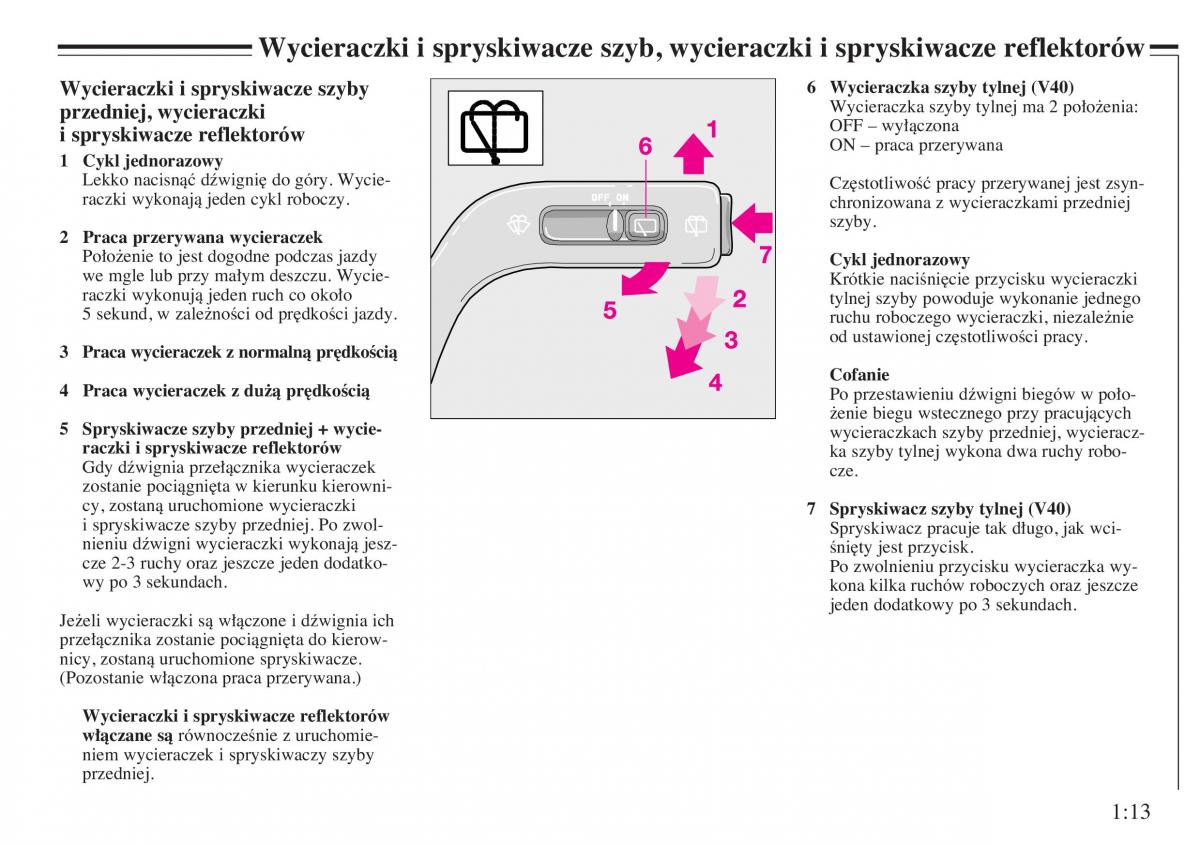 instrukcja obsługi Volvo V40 Volvo V40 instrukcja obslugi / page 17