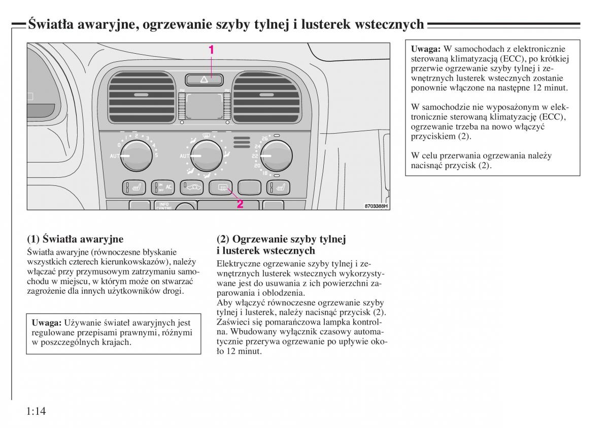 Volvo V40 instrukcja obslugi / page 18