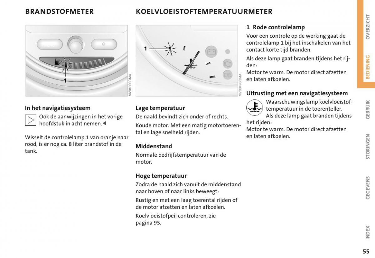 Mini Cooper One I 1 handleiding / page 58