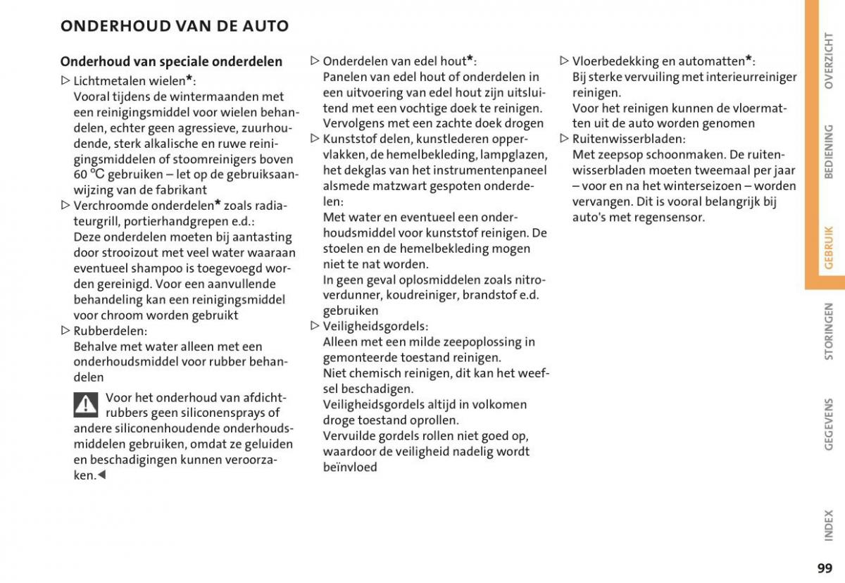 Mini Cooper One I 1 handleiding / page 102