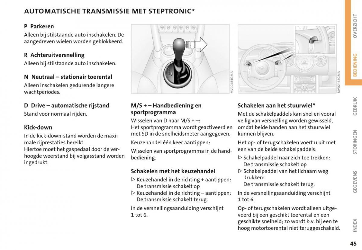 Mini Cooper One I 1 handleiding / page 48