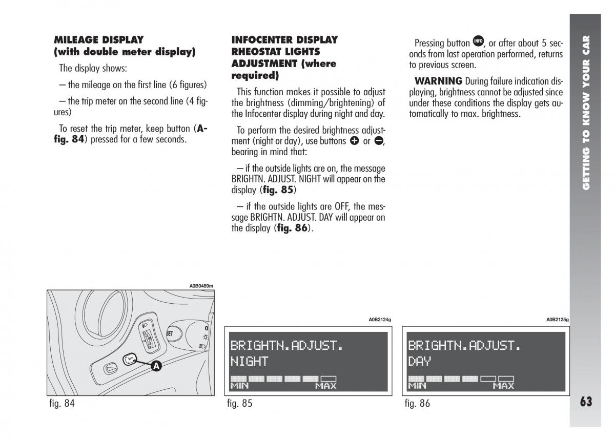 Alfa Romeo 156 owners manual / page 64