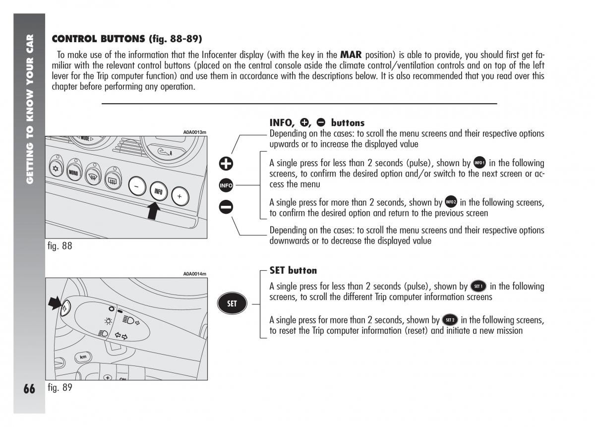 Alfa Romeo 156 owners manual / page 67